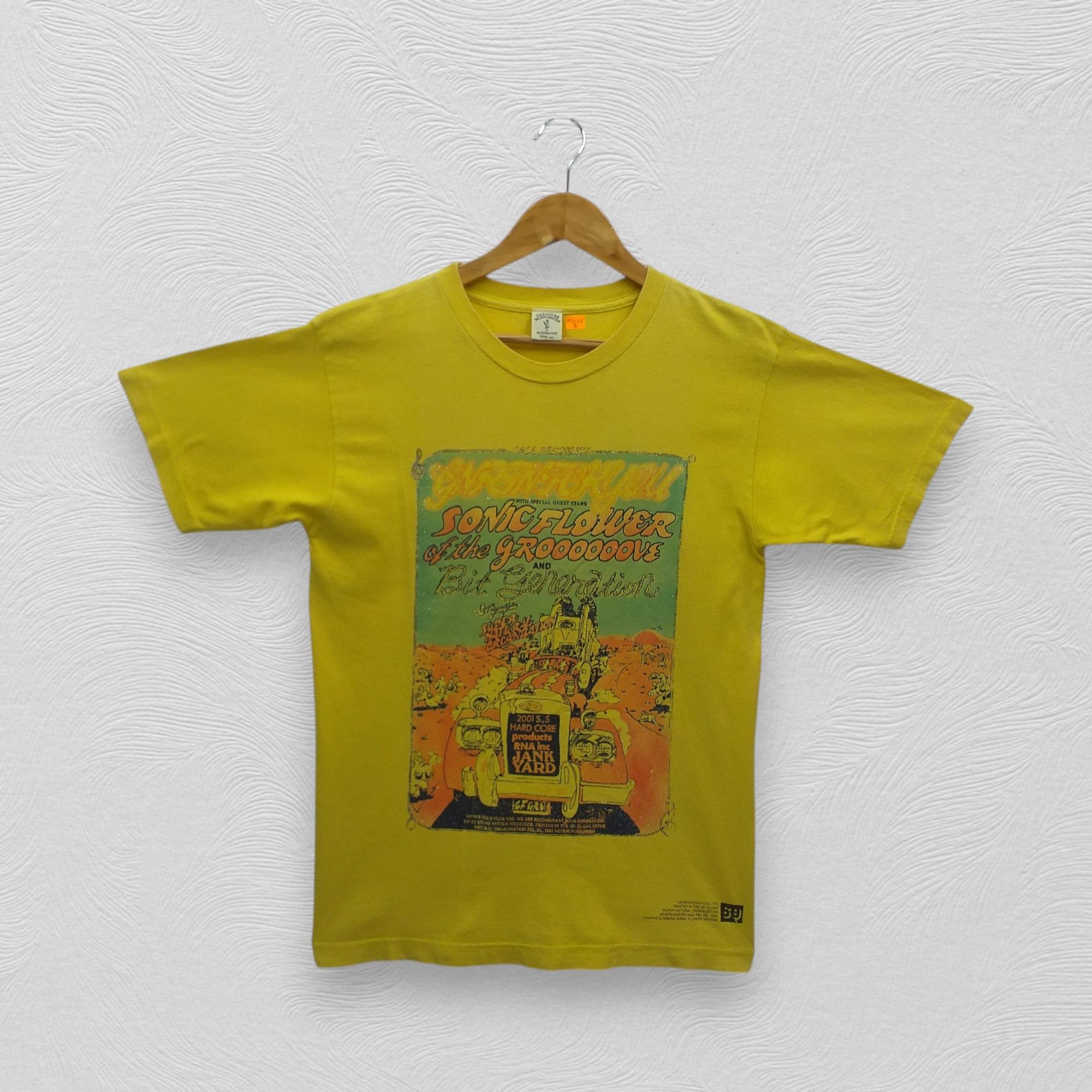 Japanese Brand Vintage RNA Sonic Flower Of The Groove Tshirt Tee -E110 Size US M / EU 48-50 / 2 - 1 Thumbnail