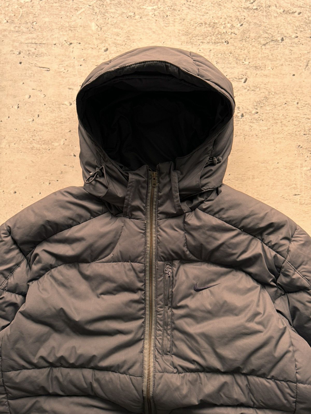 Nike × Nike ACG NIKE PUFFER DOWN BASIC LOGO OVERSIZE NYLON JACKET Size US XL / EU 56 / 4 - 3 Thumbnail