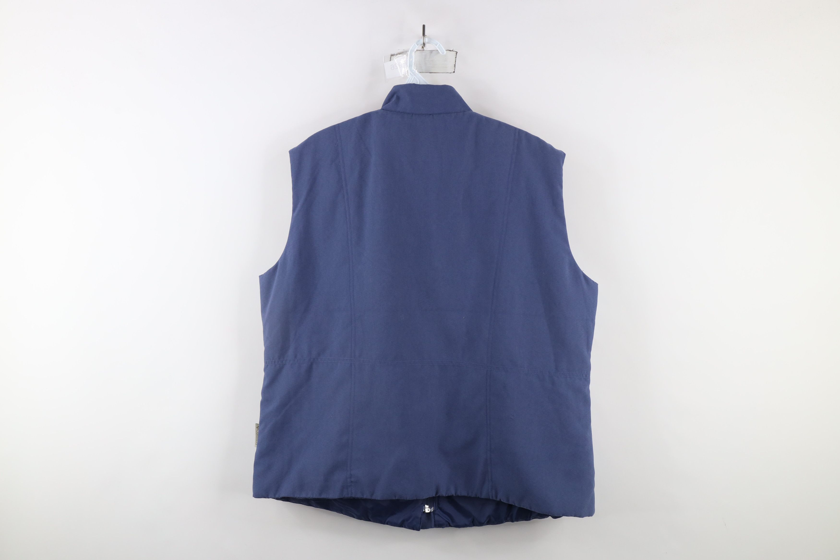 Columbia × Vintage Vintage 90s Columbia Blank Microfiber Full Zip Vest Jacket Size XL / US 12-14 / IT 48-50 - 12 Thumbnail