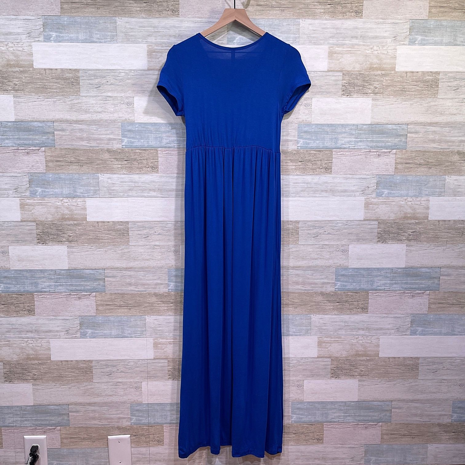 Other MOTHER BEE Empire Wrap Maternity Dress Blue Womens Medium Size M / US 6-8 / IT 42-44 - 4 Thumbnail