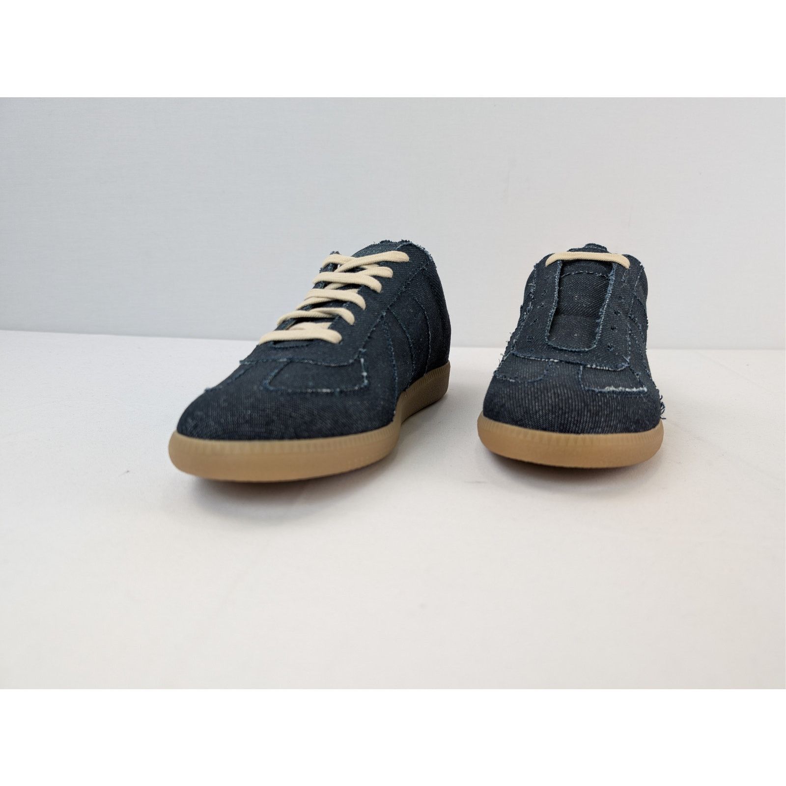 Maison Margiela o1rshd1 Exclusive Denim Shoe low top sneakers in Blue/Brown Size US 8 / EU 41 - 7 Thumbnail