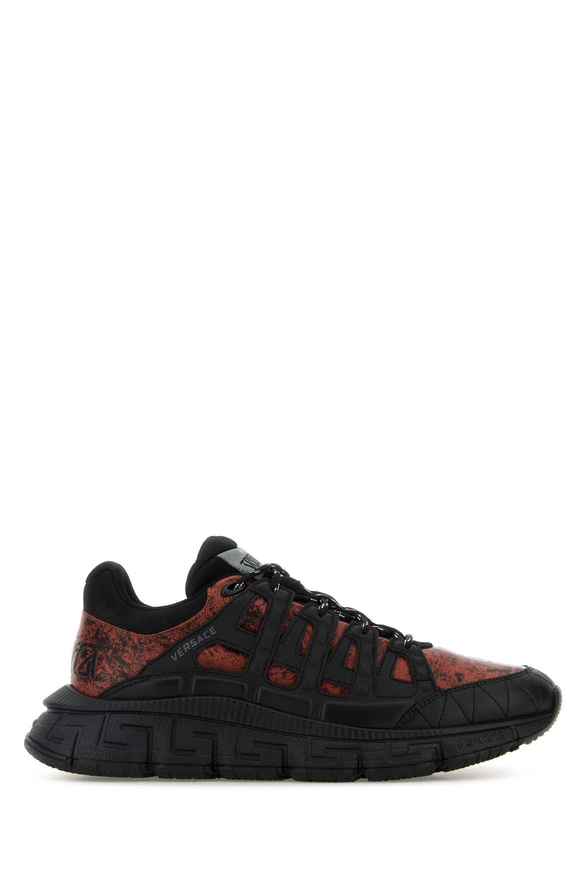 Versace Two-Tone Leather Sneakers Size US 8.5 / EU 41-42 - 1 Thumbnail