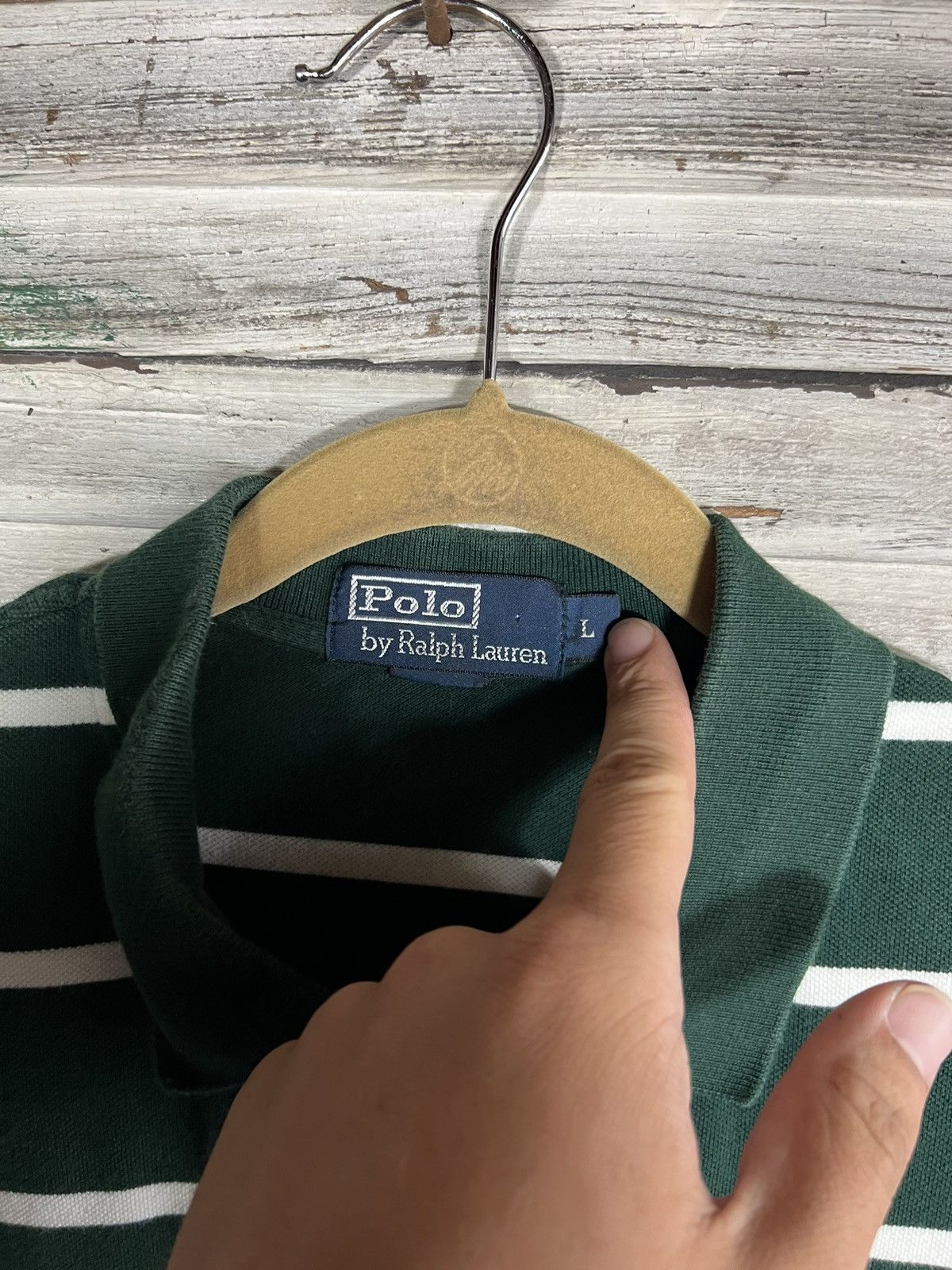 Polo Ralph Lauren Vintage Polo Ralph Lauren Striped Polo Size US L / EU 52-54 / 3 - 4 Thumbnail