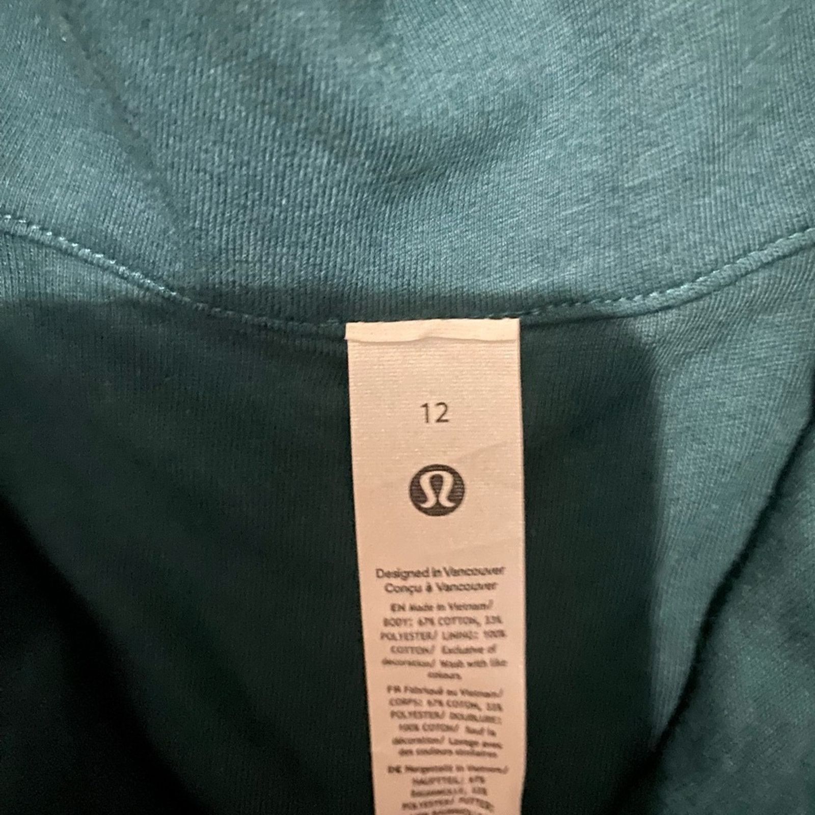Lululemon NWT Scuba Track Jacket Velvet Cord Size XL / US 12-14 / IT 48-50 - 8 Thumbnail