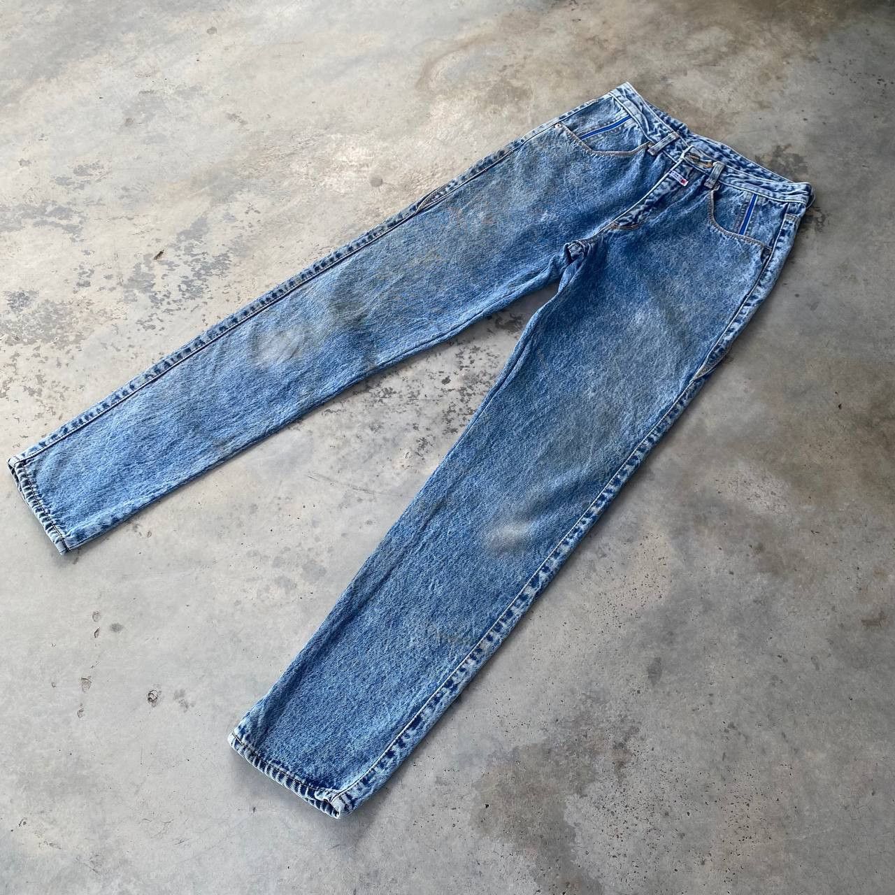 Vintage Vintage 80s/90s Edwin Acid Wash Dirty Tapered Retro Grunge Size US 28 / EU 44 - 2 Thumbnail