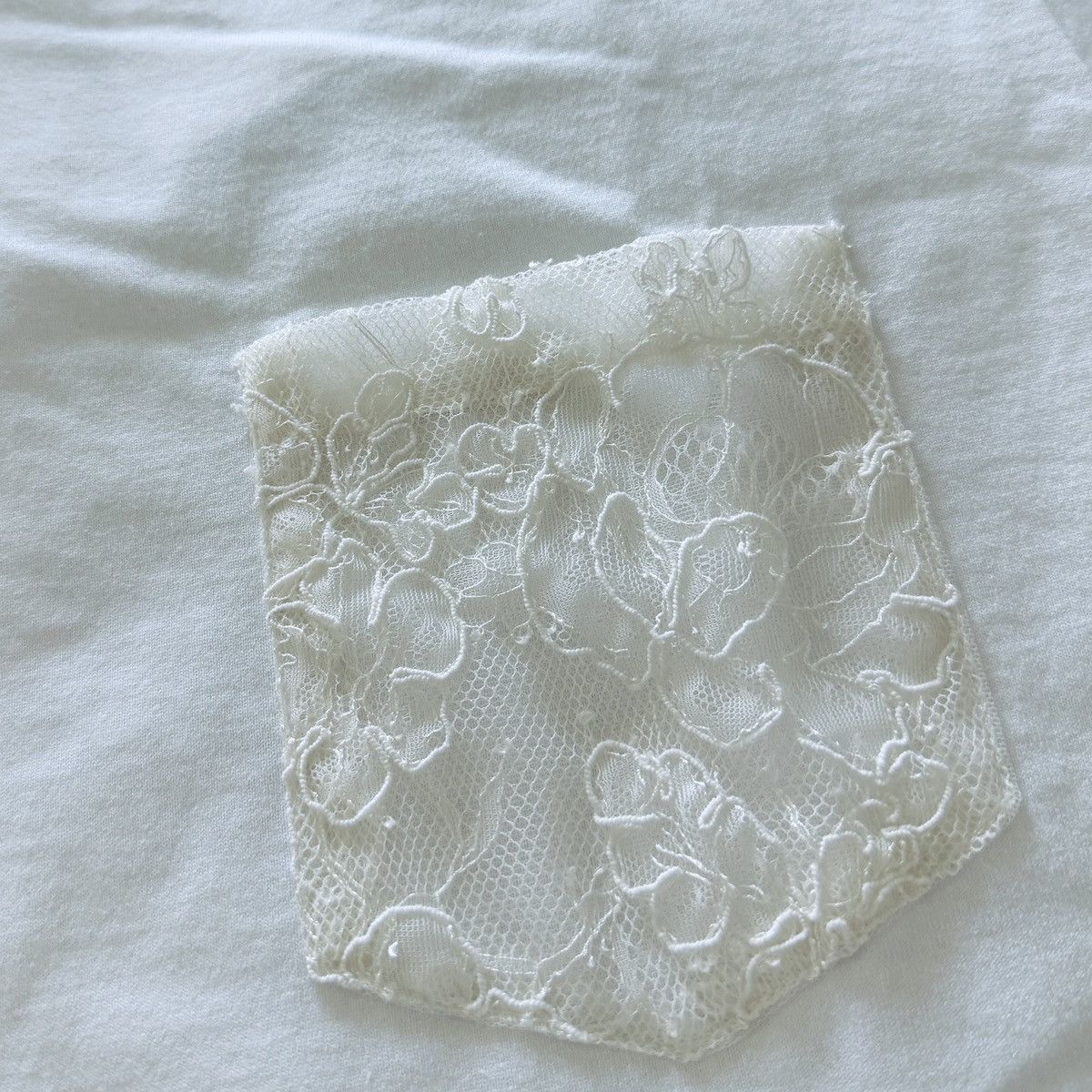 Simone Rocha SIMONE ROCHA Lace Panel Tee Jersey Top Size US S / EU 44-46 / 1 - 6 Thumbnail