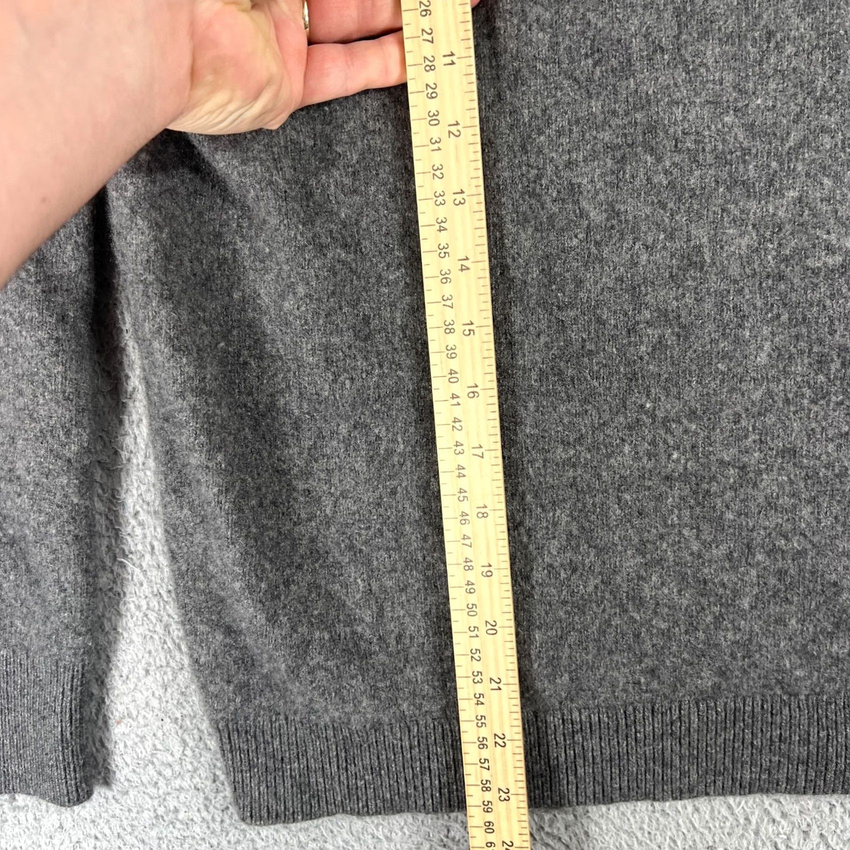 Patagonia Final Answer: Patagonia Recycled Cashmere Pullover Sweater Womens Large Gray Pre-owned Size L / US 10 / IT 46 - 4 Thumbnail