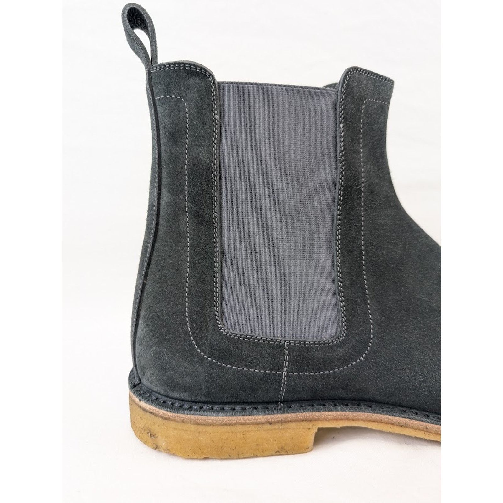 Bottega Veneta o1rshd1 Calf Suede Pelle Boots in Ardoise Size US 13 / EU 46 - 4 Thumbnail