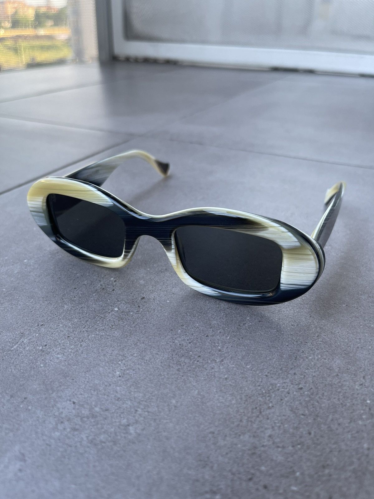 Retrosuperfuture !DS! SS23 Retrosuperfuture Totto Corno Oval Sunglasses Size ONE SIZE - 1 Thumbnail
