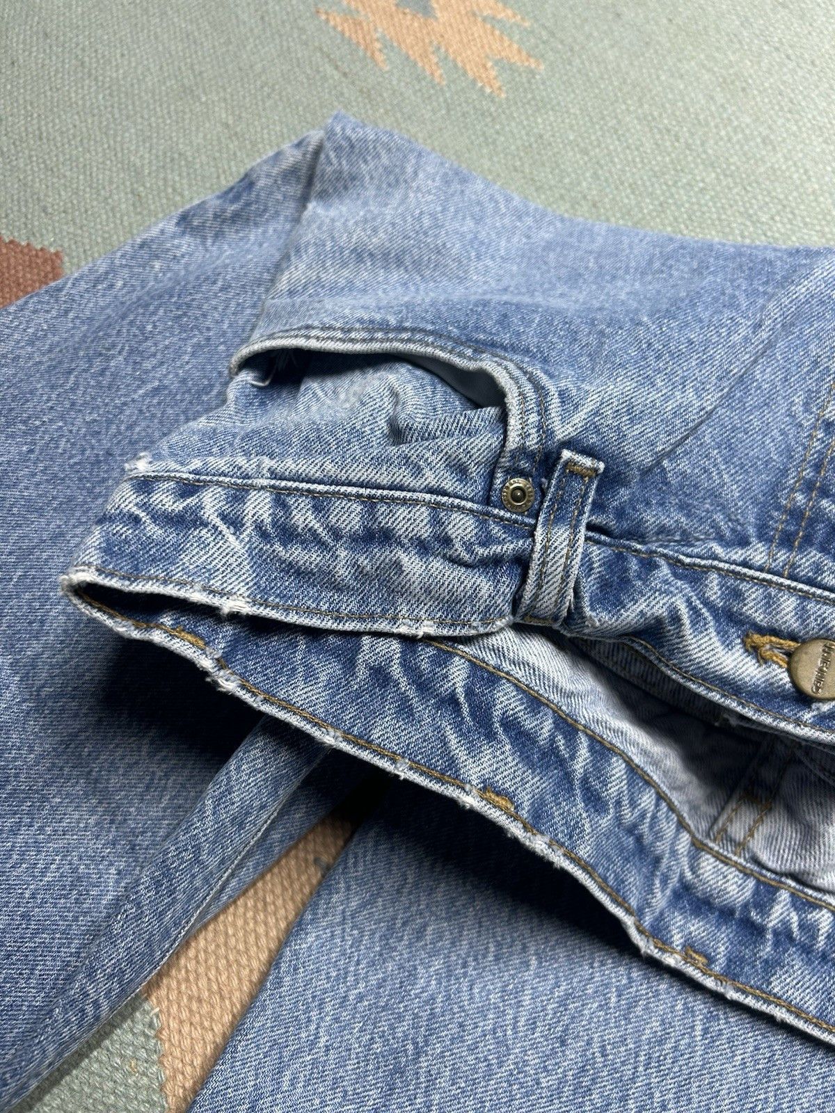 Vintage Vtg Carhartt jeans loose relaxed tapered B17 skater 34x31 Size US 34 / EU 50 - 11 Thumbnail