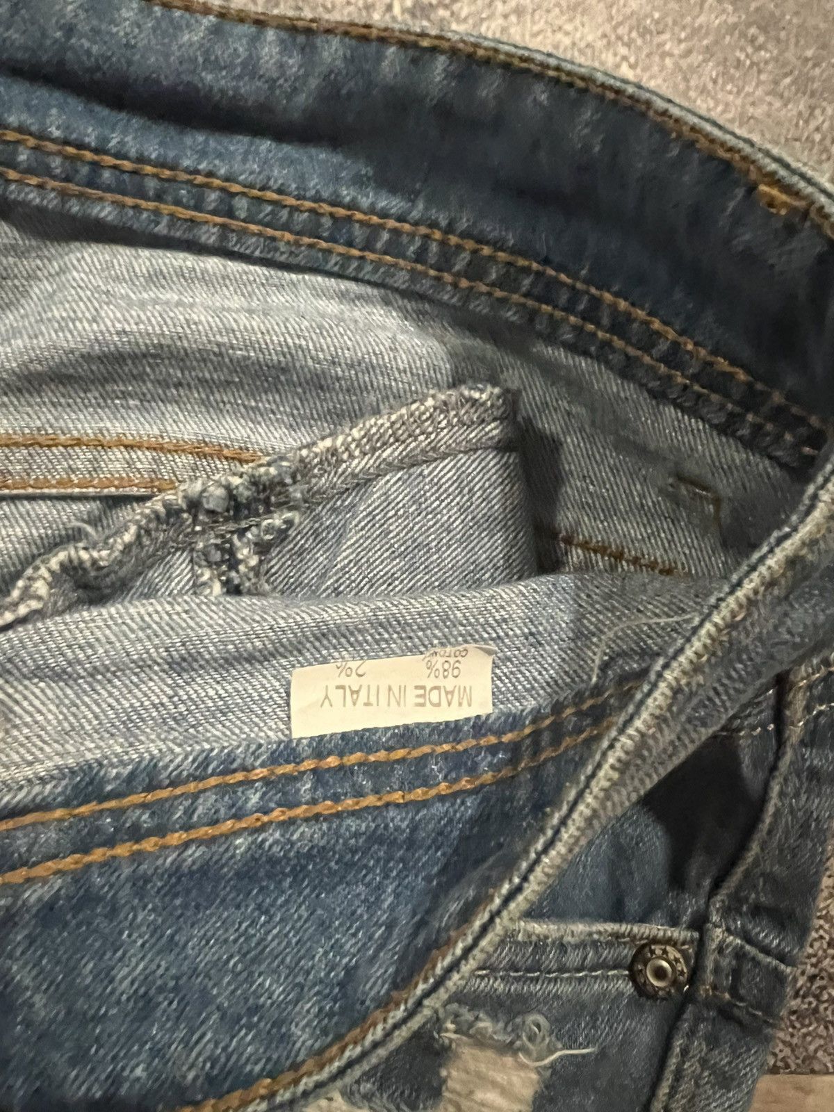 Designer CRAZY Vintage Jeans Number Nine Style / Vibe Glamour Y2K 90s Size US 31 - 8 Thumbnail