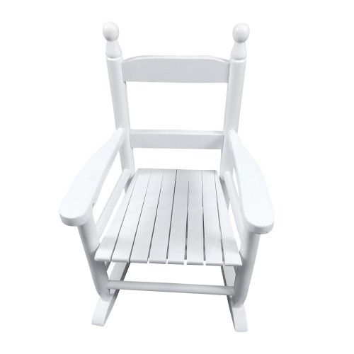 Designer × Homemade Children's rocking white chair- Indoor or Outdoor -Suitable Size US L / EU 52-54 / 3 - 6 Thumbnail