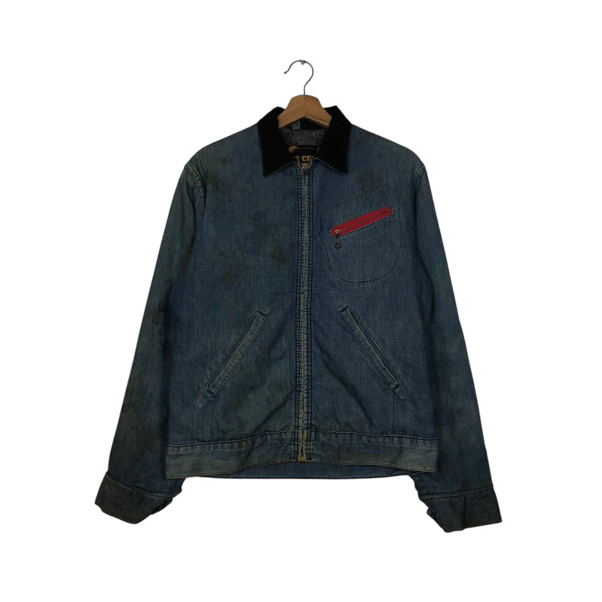 Vintage 🔥VINTAGE 50’s DENIM JACKET DEE CEE USA MADE BLANKET TALON Size US M / EU 48-50 / 2 - 3 Thumbnail