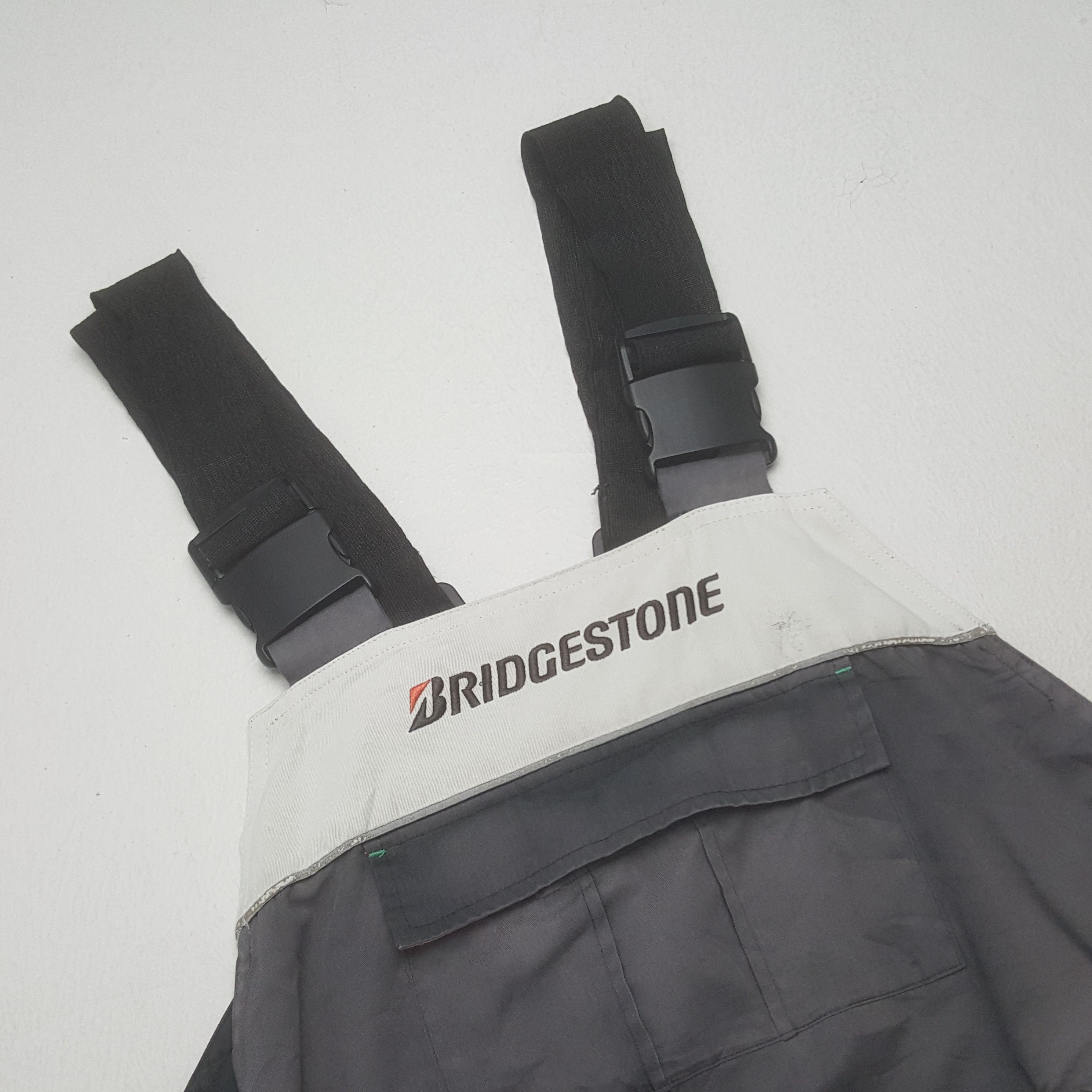 Vintage Vintage Bridgestone Racing Motorsports Overall Pants Size US 37 - 9 Thumbnail