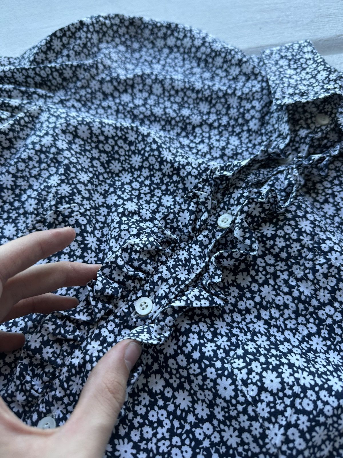Weekend Max Mara 🚨Vintage Max Mara Women's Weekend FLOWER Print Shirt button Size M / US 6-8 / IT 42-44 - 4 Thumbnail