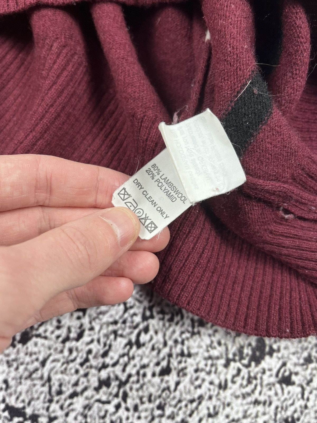 Pierre Cardin Vintage Y2K Pierre Cardin striped lambswool sweater size XL Size US XL / EU 56 / 4 - 11 Thumbnail