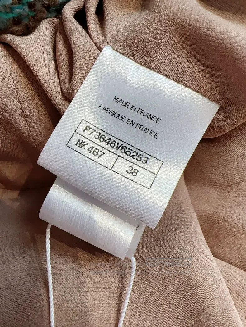 Chanel Chanel 22K show style retro lake blue gray plaid jacket dr Size XS / US 0-2 / IT 36-38 - 7 Thumbnail