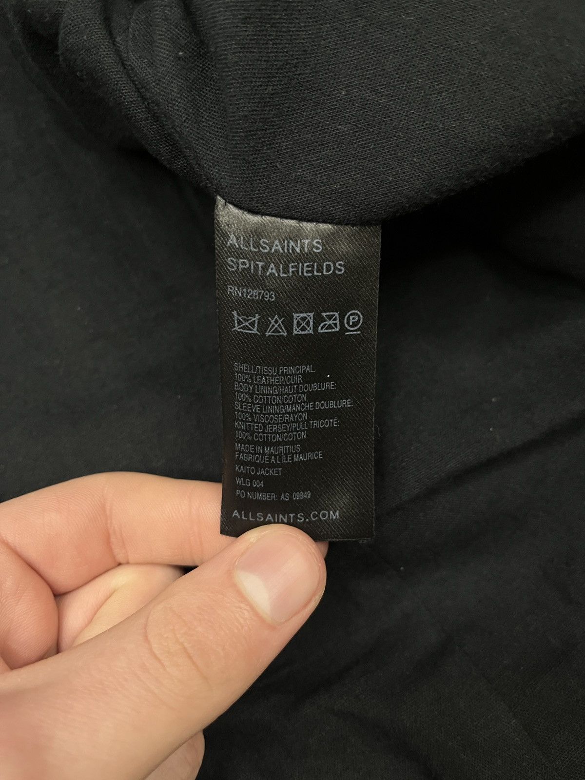 Allsaints Vintage Allsaints Kaito Leather Jacket Rick Owens STYLE Size L / US 10 / IT 46 - 4 Thumbnail