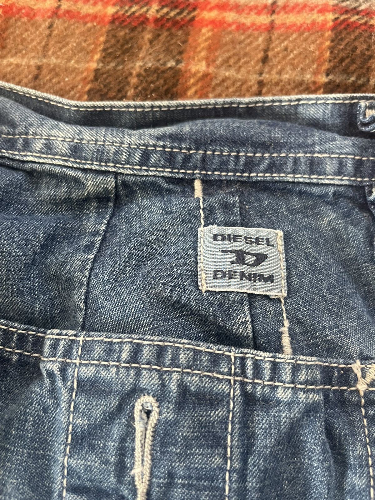 Diesel Vintage Y2K Rare Diesel Bellbottom Low Rise blue jeans 28 Size 28" / US 6 / IT 42 - 13 Thumbnail