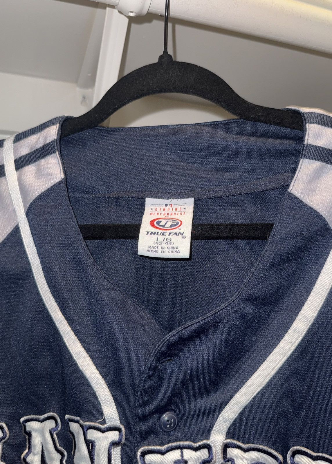 MLB YANKEES Y2K JERSEY NAVY BLUE Size US L / EU 52-54 / 3 - 3 Thumbnail