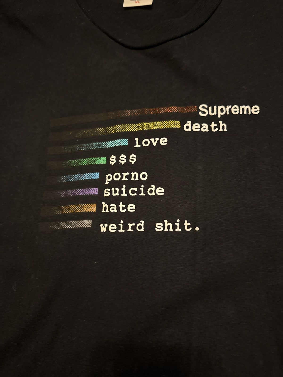 Supreme Love Death Tee Size US XL / EU 56 / 4 - 1 Thumbnail