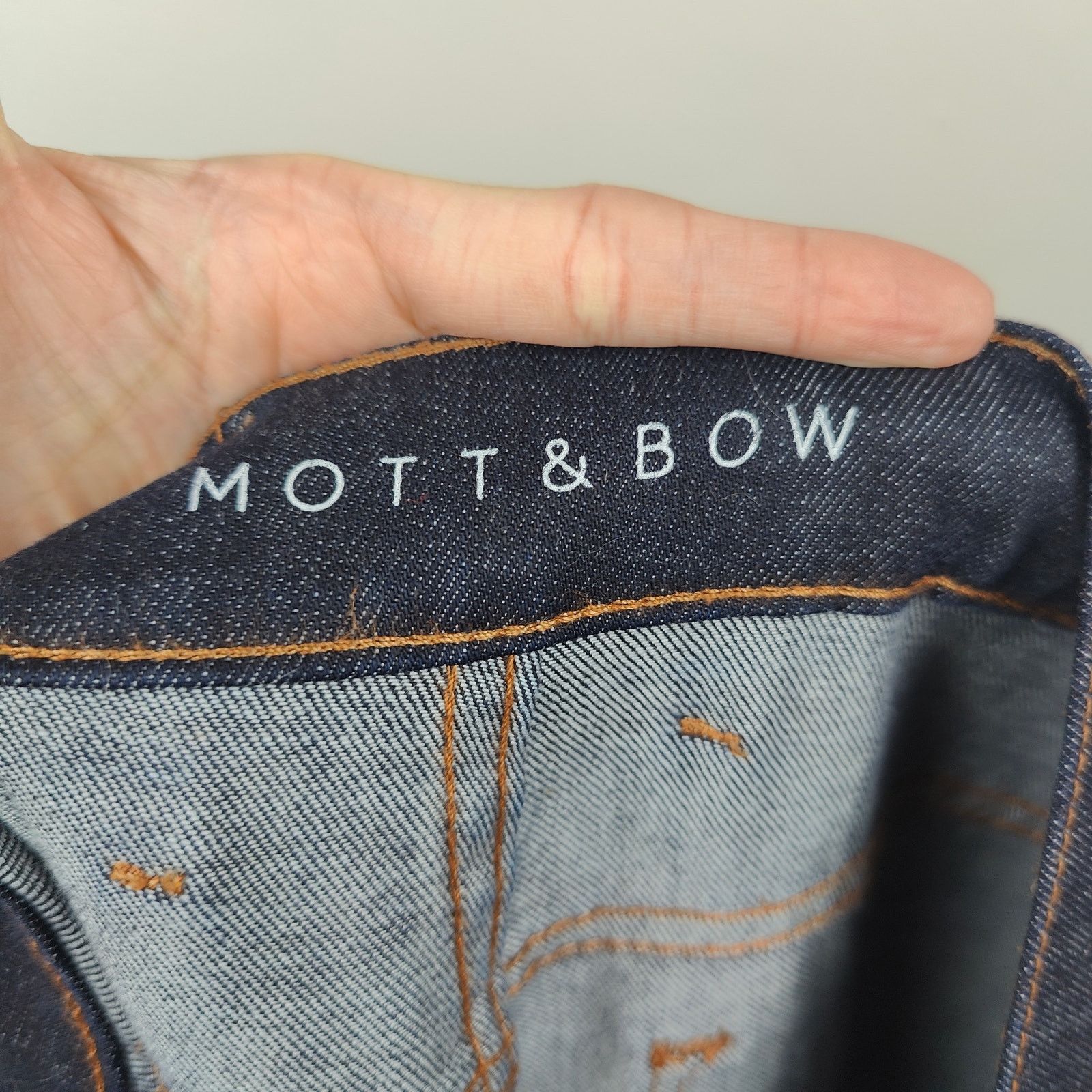 Mott & Bow Mott & Bow Slim Jeans Mens 40x32 Dark Wash Stretch Zip Fly Size US 40 / EU 56 - 9 Thumbnail