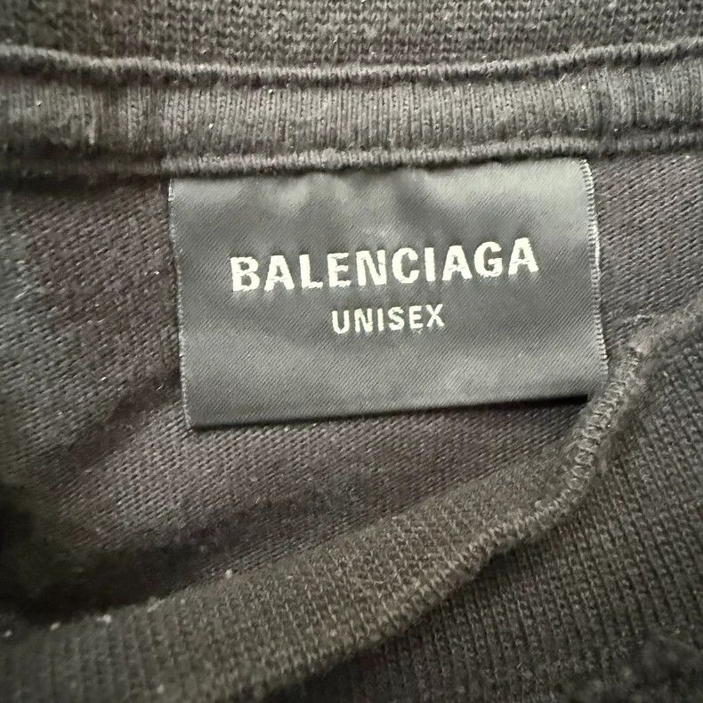Balenciaga Balenciaga Embroidered LOGO short sleeve with clay dyed ho Size US M / EU 48-50 / 2 - 3 Thumbnail