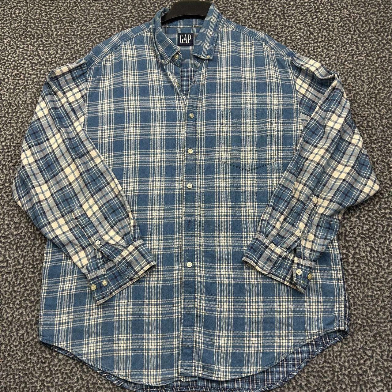 Gap Gap Button Down Shirt Men Flannel Plaid Cotton XL Size US XL / EU 56 / 4 - 1 Thumbnail