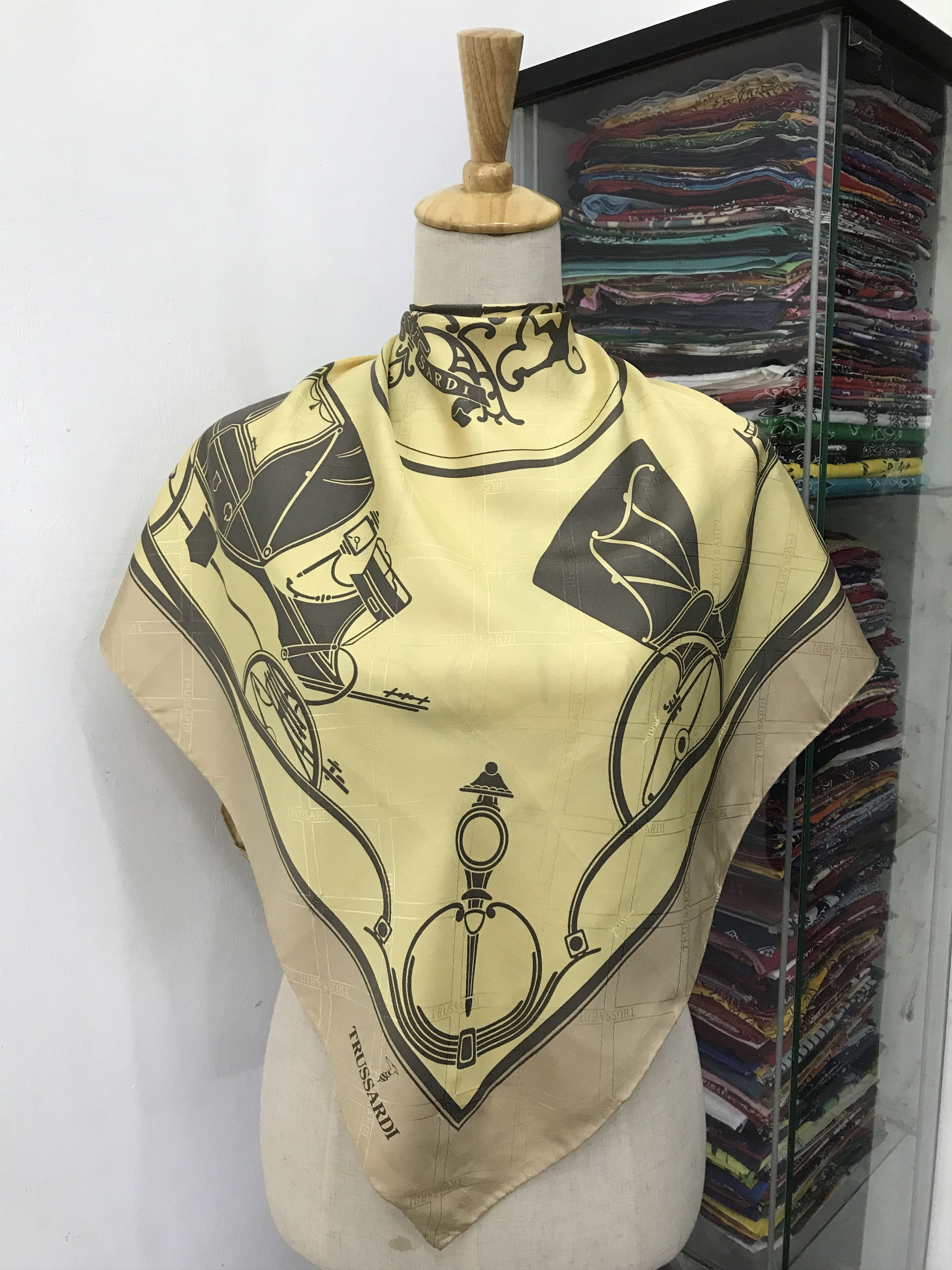 Trussardi Vintage Trussardi Silk Scarf Size ONE SIZE - 1 Thumbnail