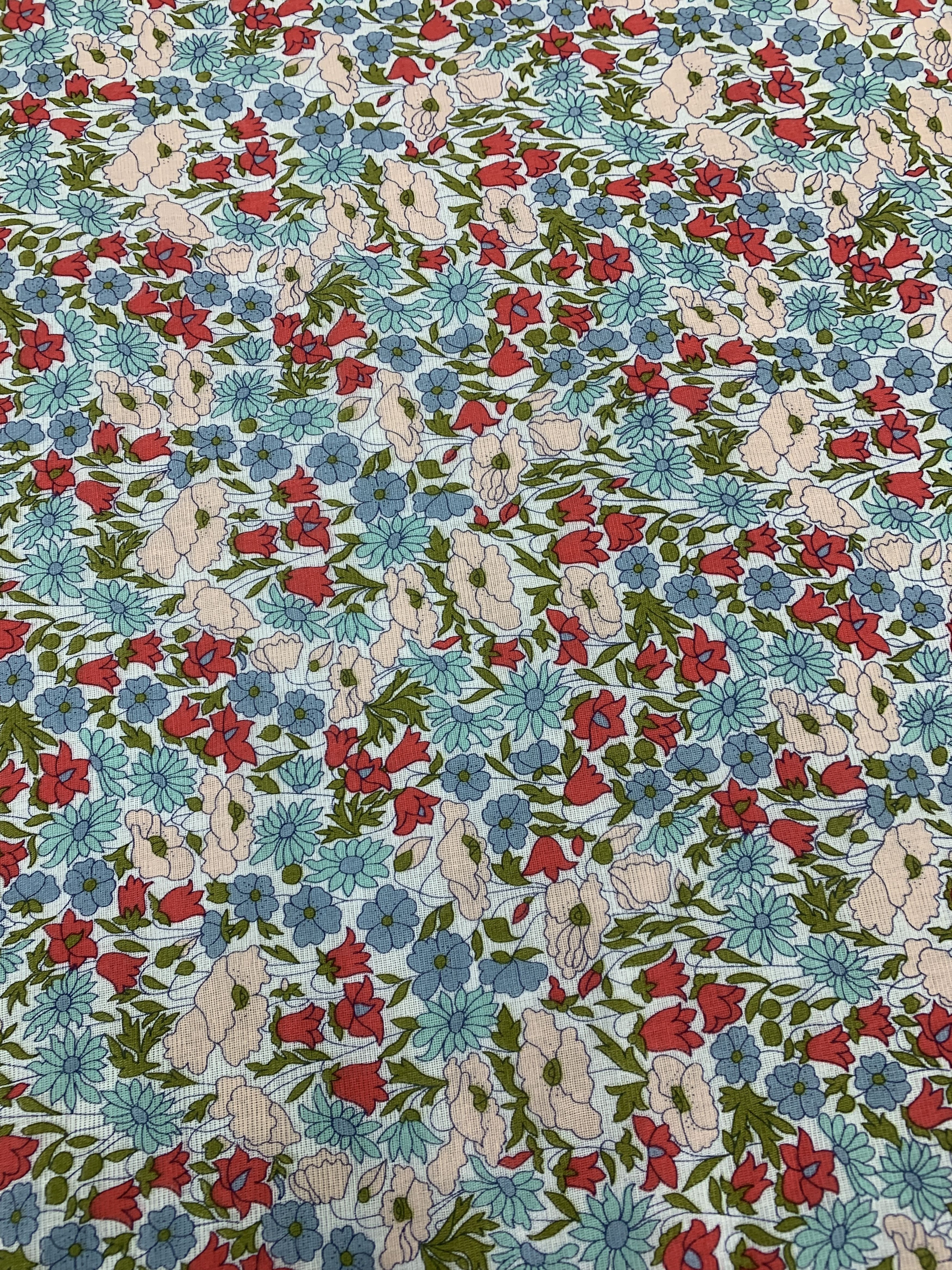 Liberty × Vintage Vintage Liberty Neckerchief/ Handkerchief Scarves - HKA902 Size ONE SIZE - 4 Thumbnail