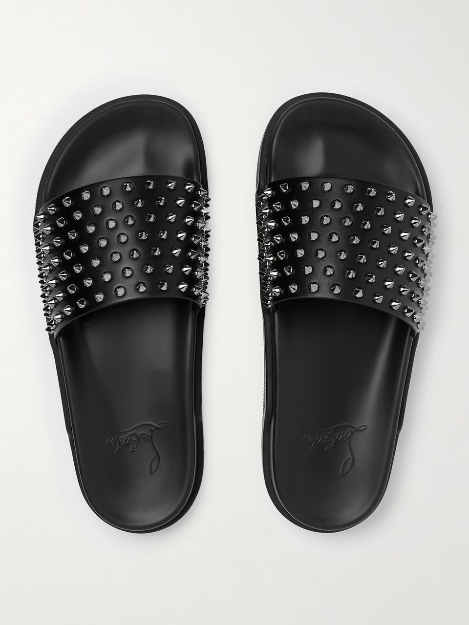 Christian Louboutin o1bcso1str1024 Sandal in Black Size US 8 / EU 41 - 2 Thumbnail