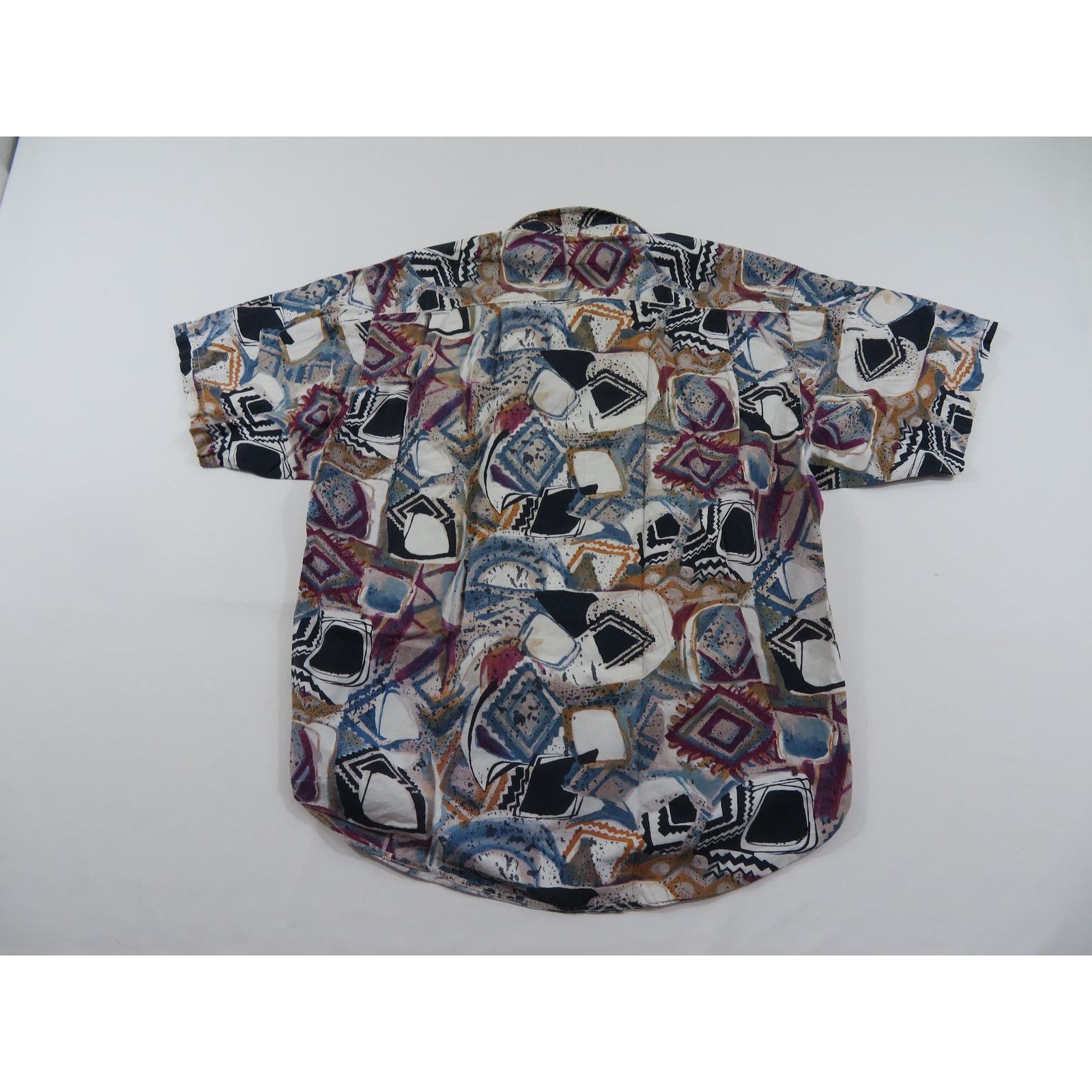 Guess Guess Georges Marciano Shirt, Abstract Print Purple M 1990s Size US M / EU 48-50 / 2 - 4 Thumbnail