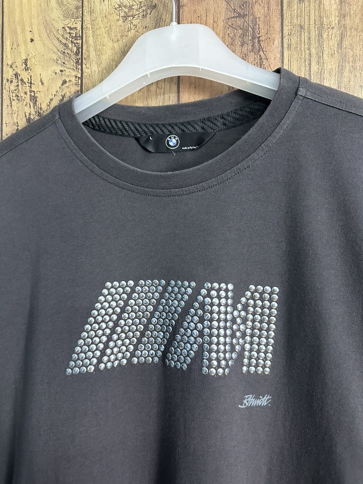BMW 90s BMW M3 Racing Vintage Tshirt A375 Size US L / EU 52-54 / 3 - 2 Thumbnail