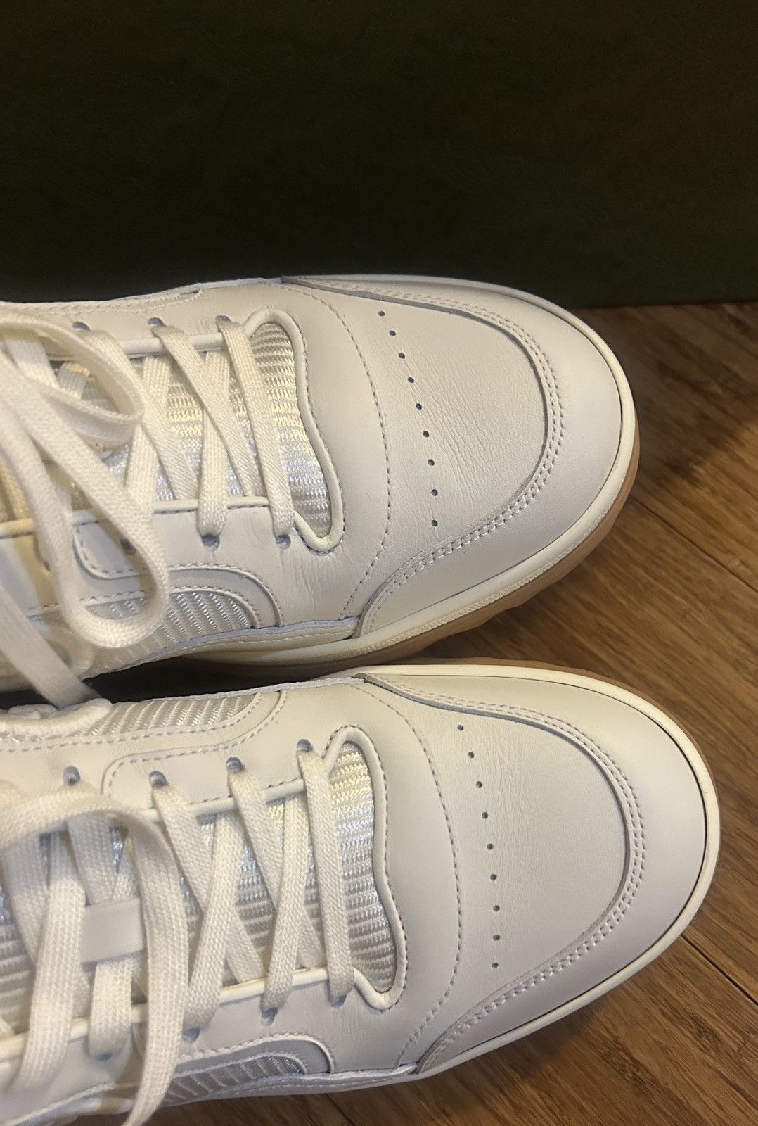 Gucci Gucci MAC80 Low Top Leather Skateboard Sneakers Size US 10.5 / IT 40.5 - 7 Thumbnail