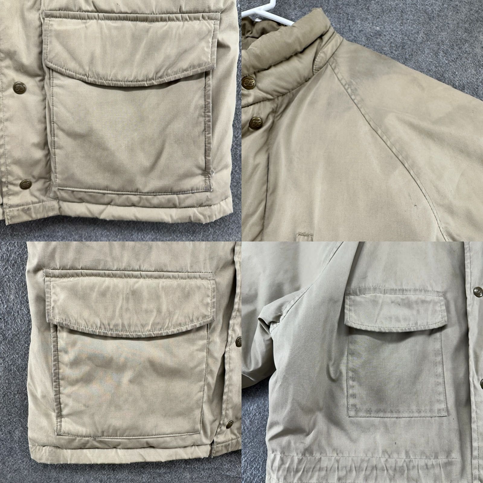 Eddie Bauer VINTAGE Eddie Bauer Jacket Mens XL Beige Puffer Goose Down Hooded Parka 80s 90s Down Jacket Parka Mens XL Beige Hooded Size US XL / EU 56 / 4 - 10 Thumbnail