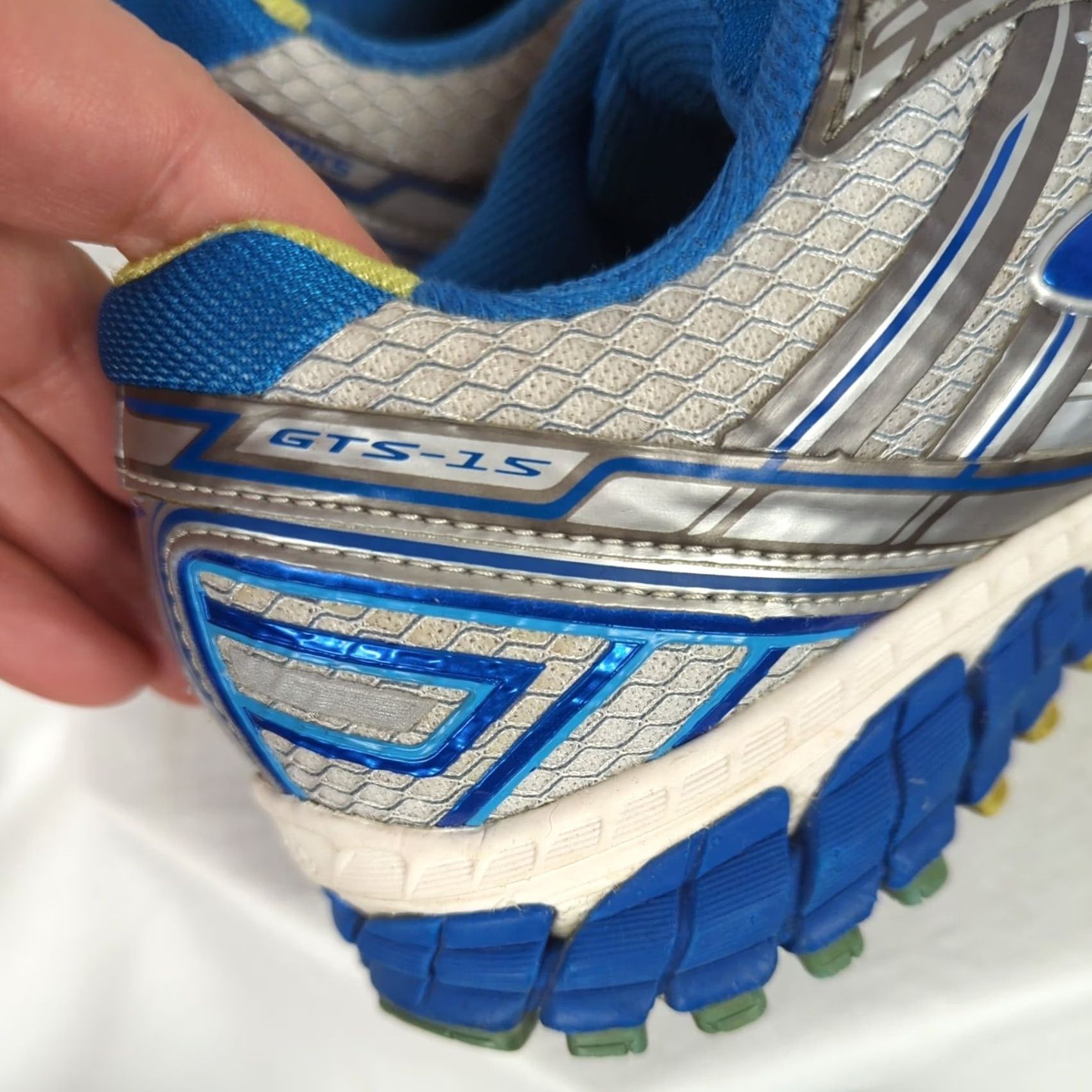 Brooks Brooks Adrenaline GTS 15 Womens Running Shoes Blue Silver Size 8 Shoes Sneaker B Low Top Mesh Athletic Men’s/Women’s (adjust to Women) Size US 6 / IT 36 - 5 Thumbnail