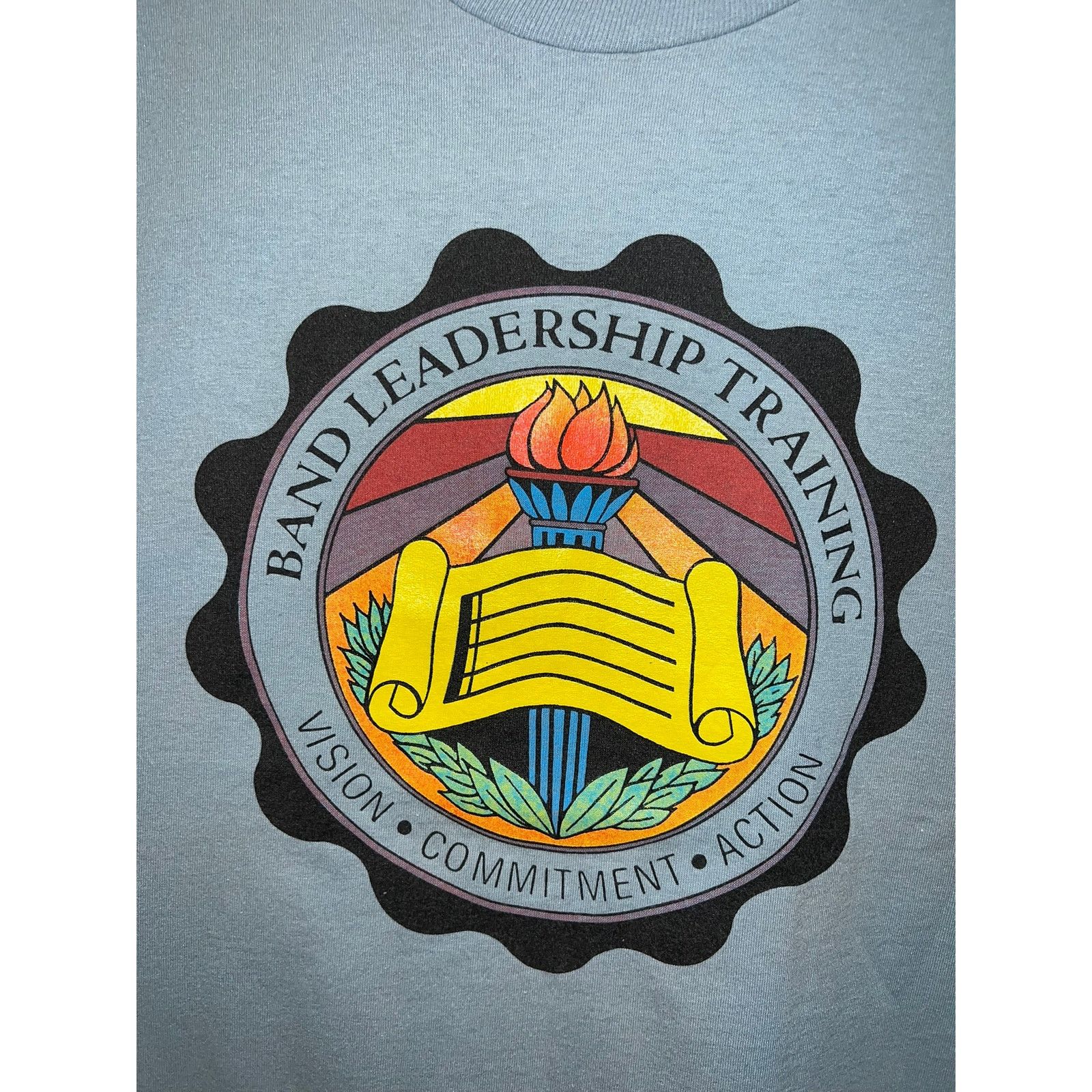 Hanes Vintage Band Leadership Shirt Training Vision Action 90s XL Size US XL / EU 56 / 4 - 2 Thumbnail