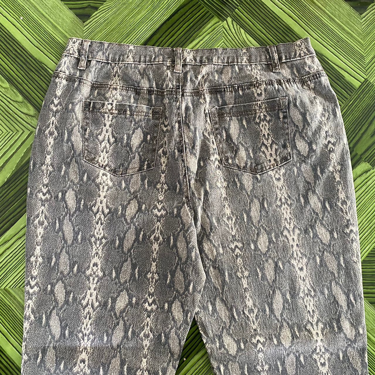 Vintage VINTAGE DIANE GILMAN PANTS SNAKESKIN PRINTED SIZE 16 Size 35" - 6 Thumbnail