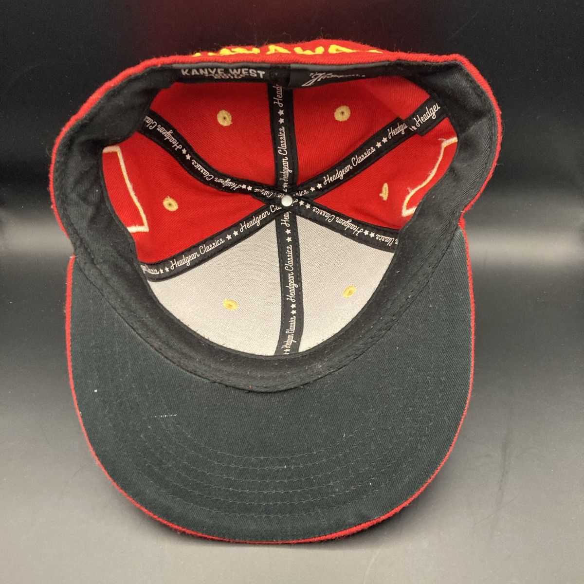 Designer Kanye West My Beautiful Dark Twisted Fantasy Rare Fitted Hat Size ONE SIZE - 3 Thumbnail