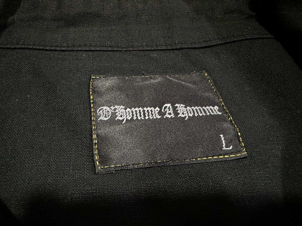 If Six Was Nine × Japanese Brand × Seditionaries 🔥Sick Y2K D Homme A Homme Zipper Shirt Black Goth Punk Size US M / EU 48-50 / 2 - 13 Thumbnail