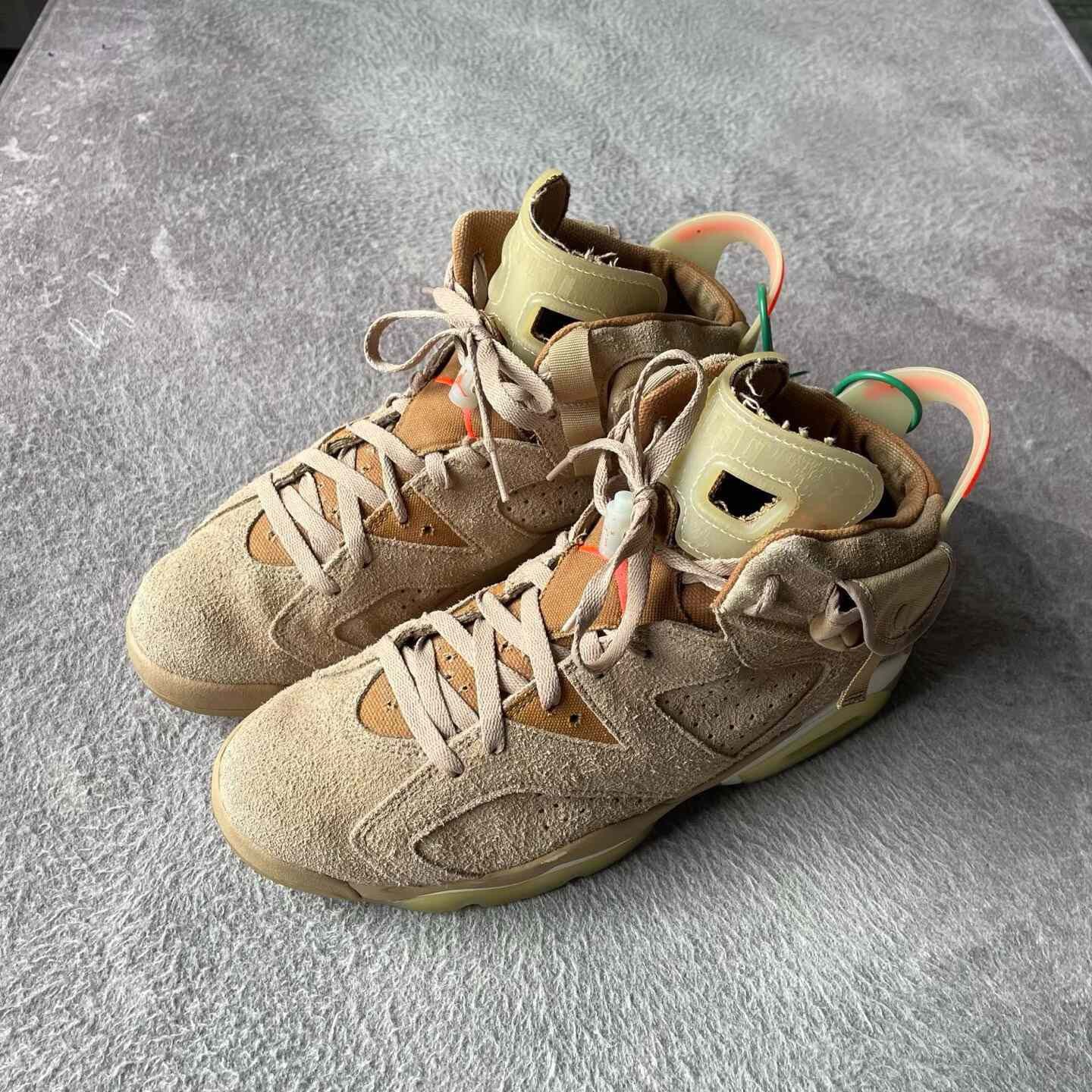Nike Nike AJ6 Collab Beige Lowtop Sneakers 45 Men Size US 11.5 / EU 44-45 - 1 Thumbnail