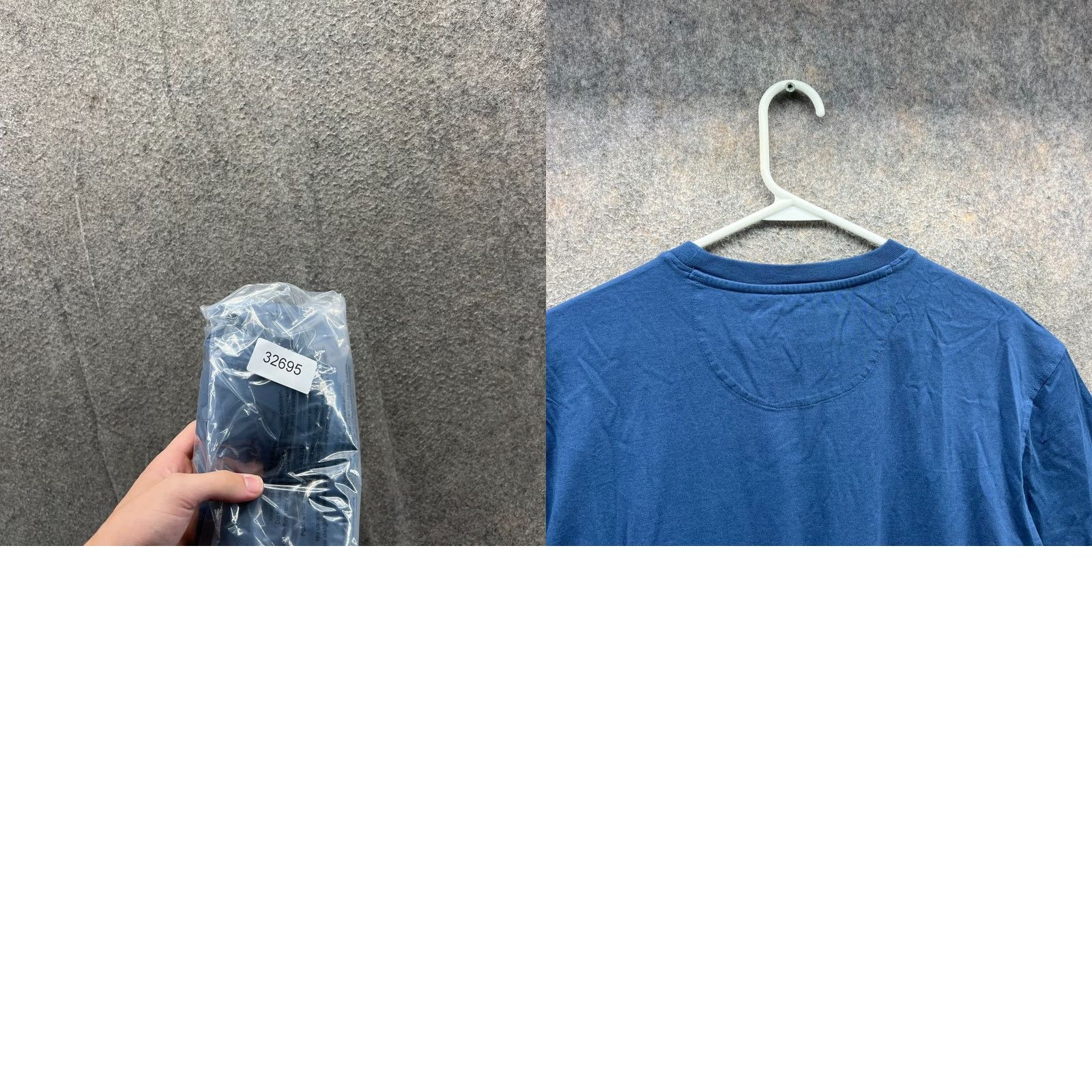 Vintage Greg Norman Shirt Mens L Blue Pocket Cotton Embroidered Shark Logo Tee Size US L / EU 52-54 / 3 - 9 Thumbnail