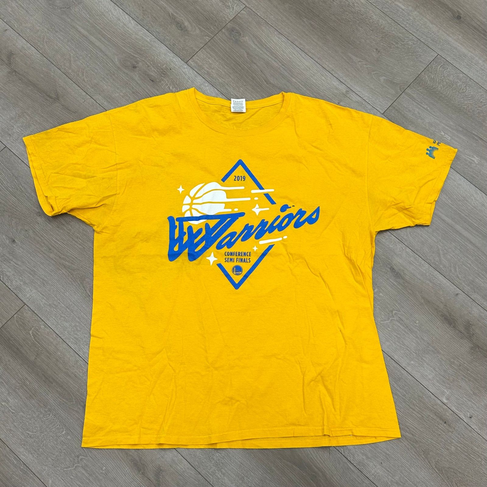 NBA Golden State Warriors 2019 NBA Semi-Finals/Round 2 XL Tee Size US XL / EU 56 / 4 - 1 Thumbnail