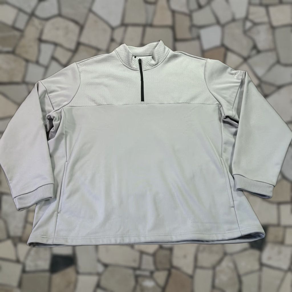 Adidas Adidas ClimaWarm Pullover Mens 2XL Gray Quarter Zip Golf Sweatshirt AE9863 Size US XXL / EU 58 / 5 - 1 Thumbnail