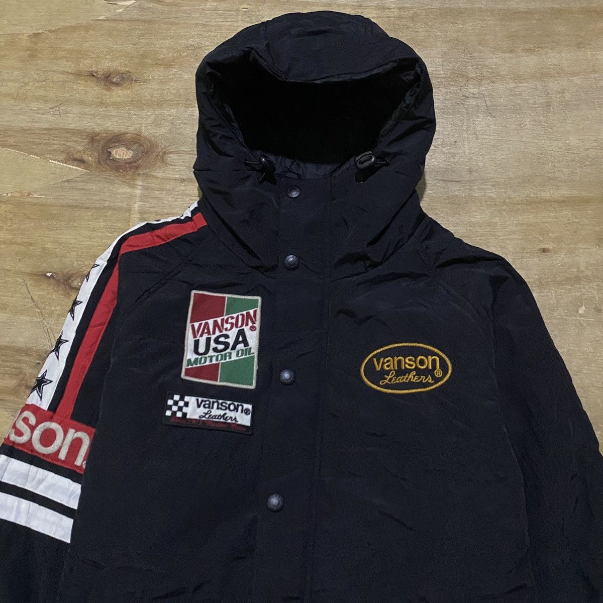 Japanese Brand × Vanson Leathers Vanson leathers down jacket Size US XXL / EU 58 / 5 - 2 Thumbnail