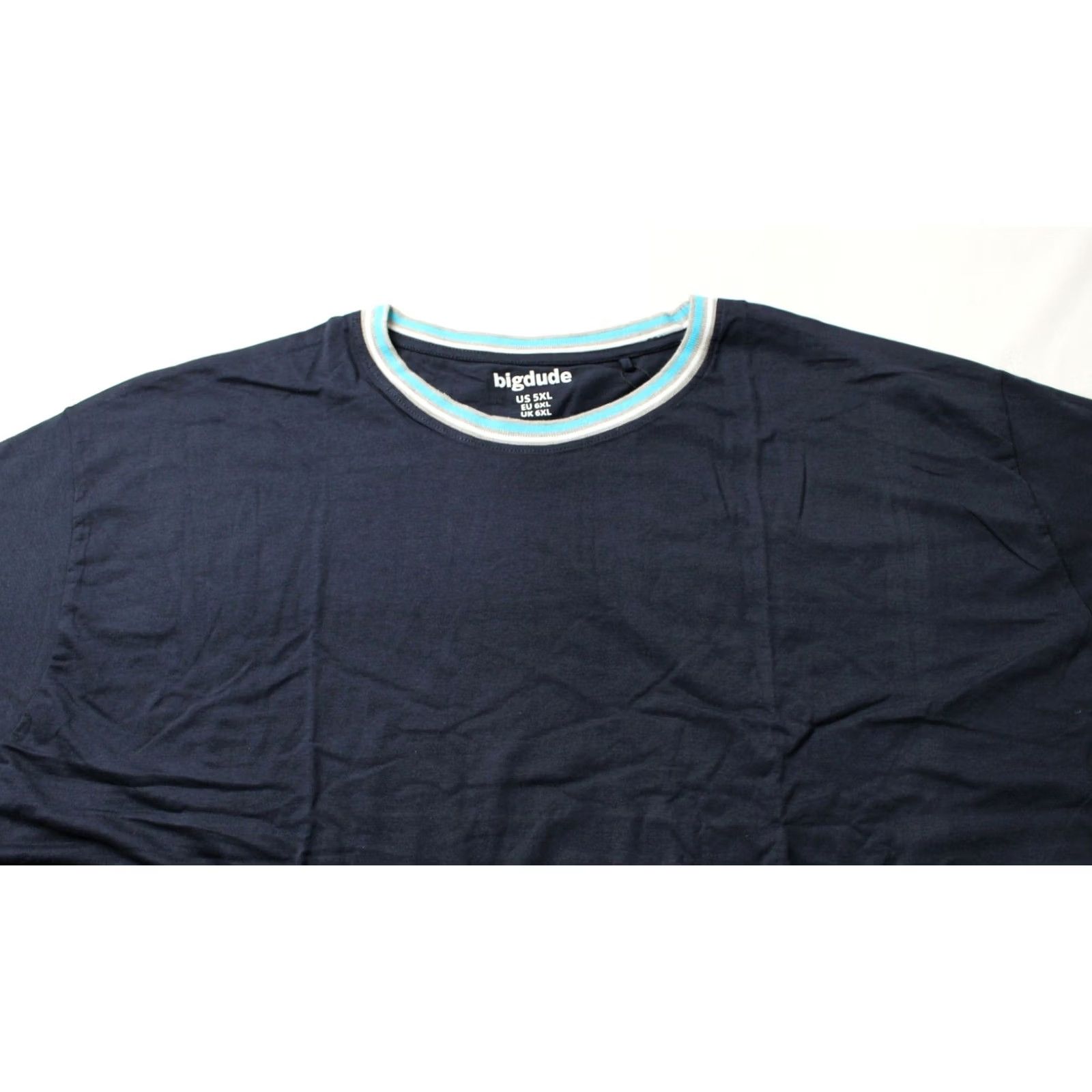 Vintage Bigdude Men's Crewneck T-Shirt Navy 5XL BL1 NWT Size US XXL / EU 58 / 5 - 2 Thumbnail