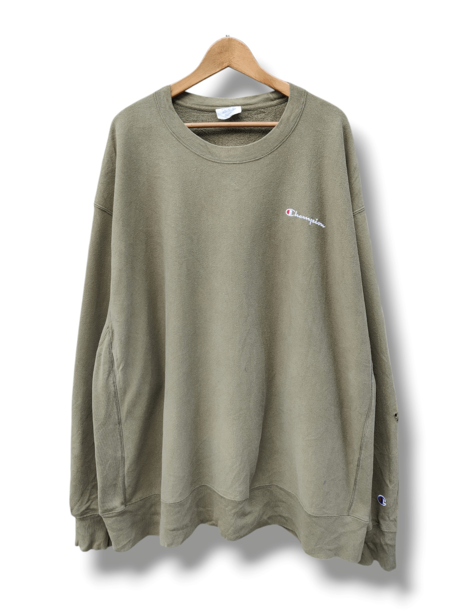 Champion Vintage Reverse Weave Champion Small Spell Out Sweatshirt Size US XXL / EU 58 / 5 - 1 Thumbnail