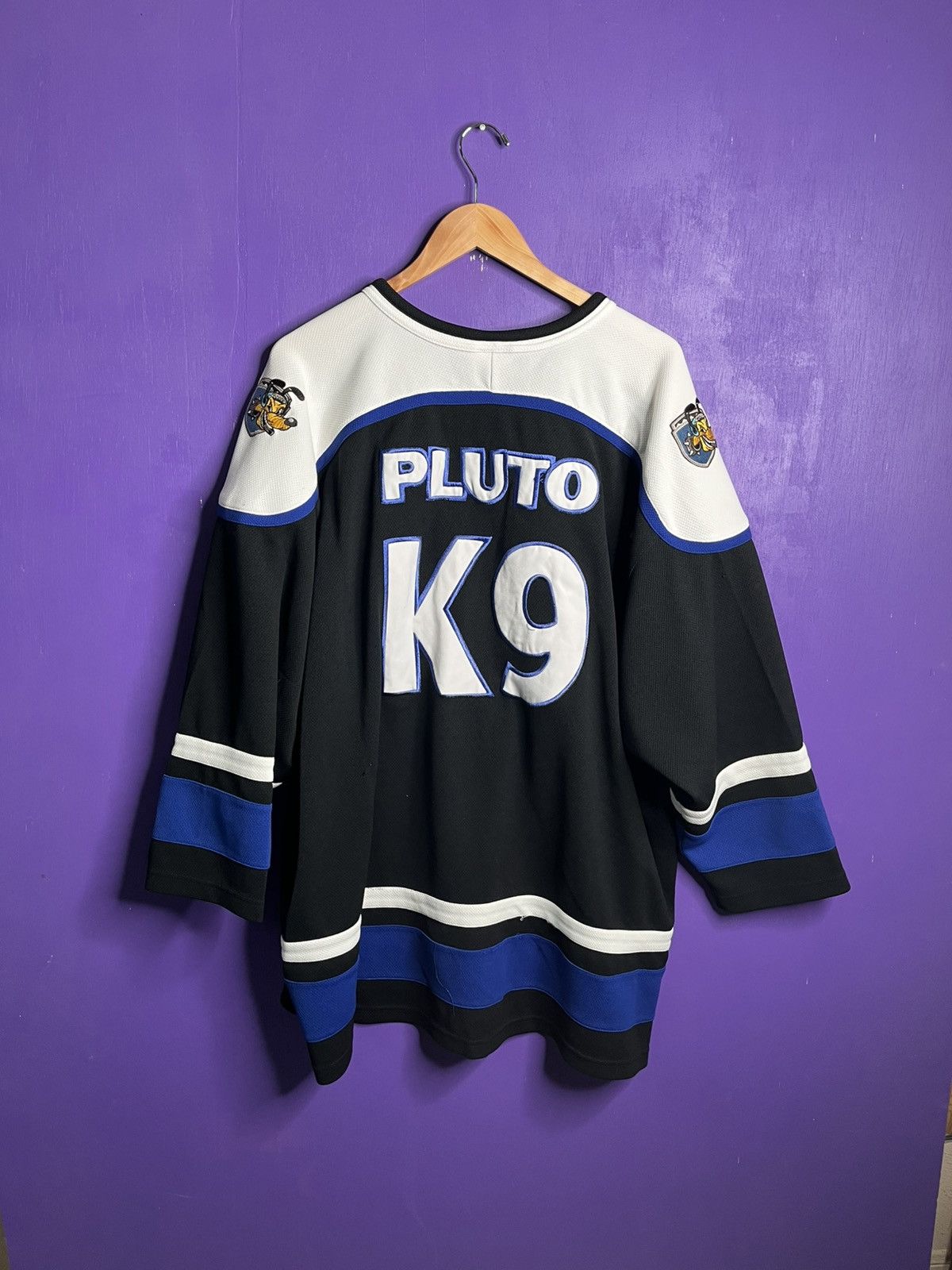 Disney × NHL × Vintage Vintage 90s Disney Pluto icehounds hockey jersey Size US XXL / EU 58 / 5 - 2 Thumbnail