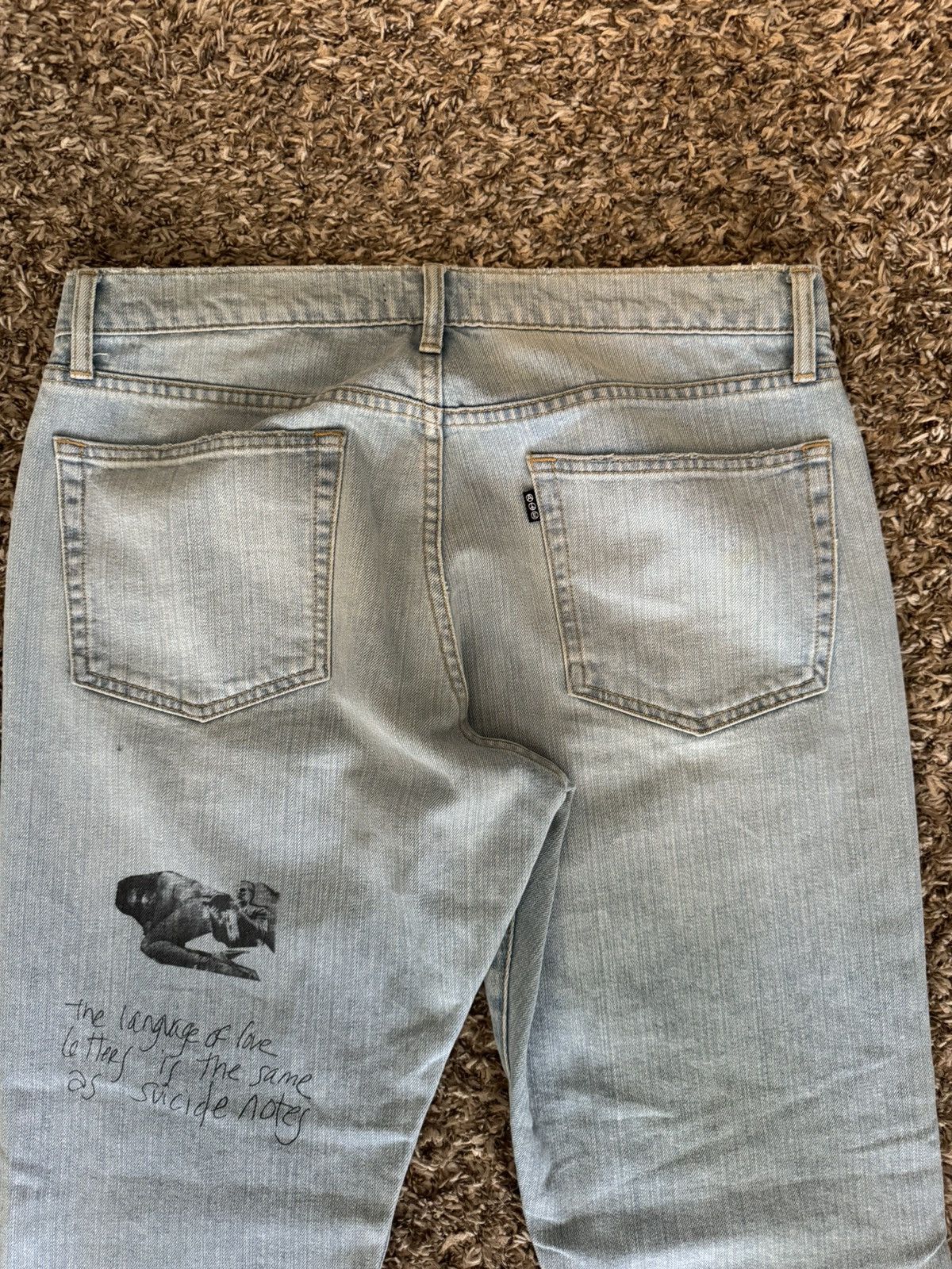 Midnight Studios MIDNIGHT STUDIOS DIRTY BLONDE DENIM Size US 34 / EU 50 - 7 Thumbnail