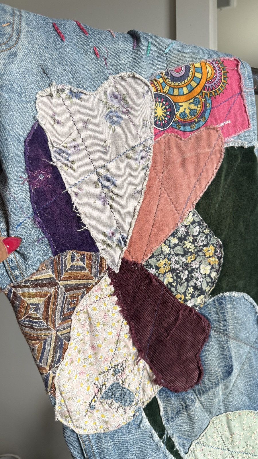 Kapital Kapital Patchwork Embroidered Denim Size US 38 / EU 54 - 12 Thumbnail